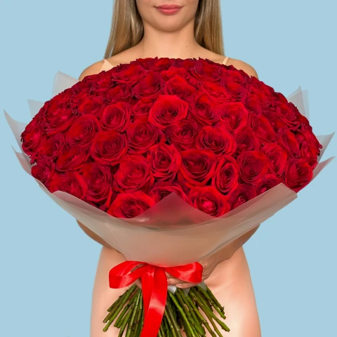 Bouquet of 100 roses