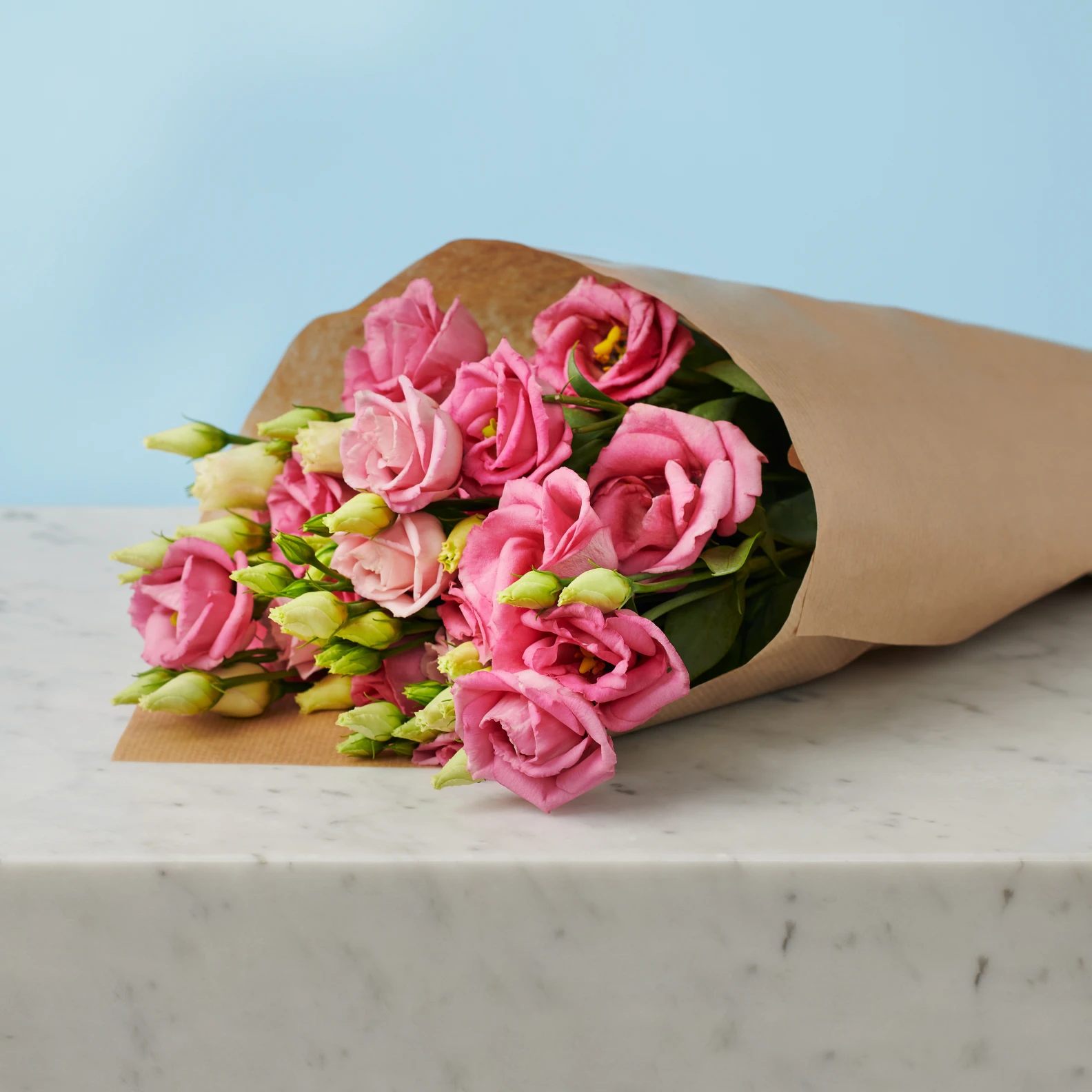 5 Pink Lisianthus - image №3