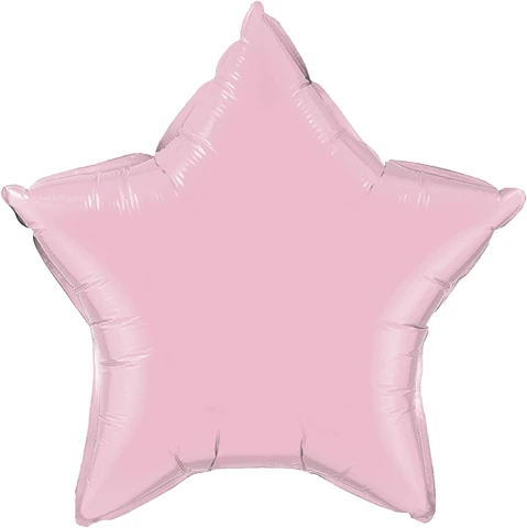 20" Pearl Pink Star Foil Balloon