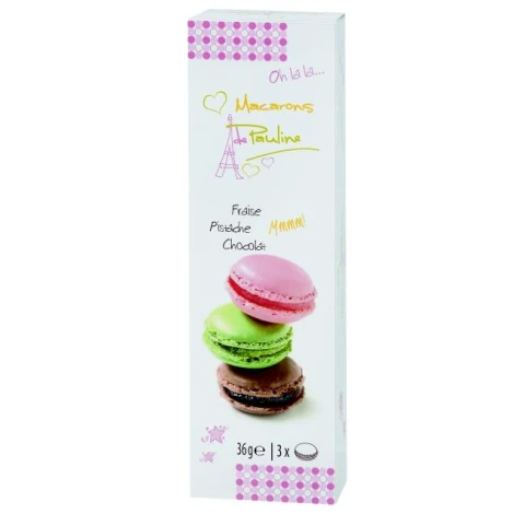 Assortment of 3 Macarons In Stick