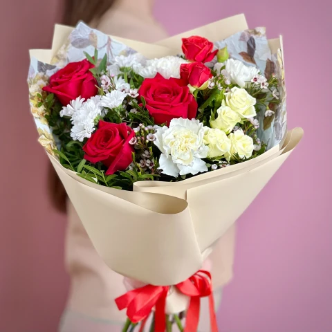 Red and White Bouquet