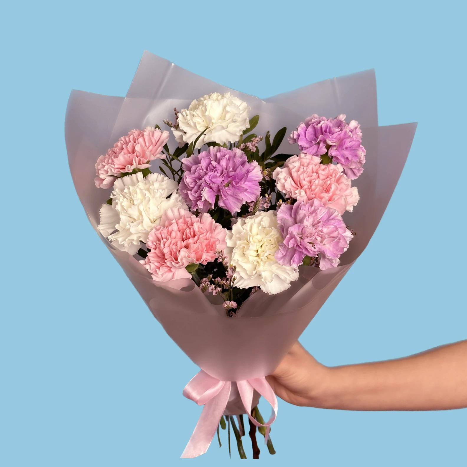 Tender Mixed Carnations - image №2