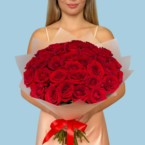 35 Premium Red Roses