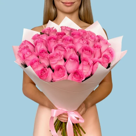 35 Premium Pink Roses