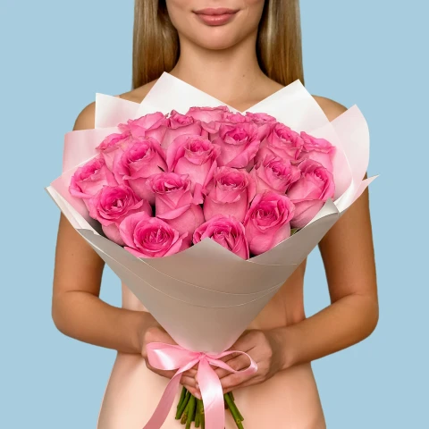 20 Premium Pink Roses
