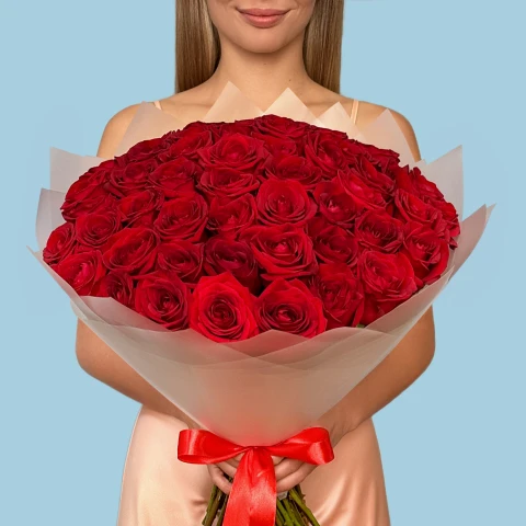 50 Premium Red Roses