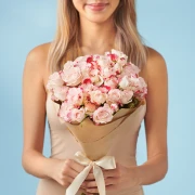 10 Spray Pink Roses - image №1