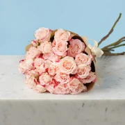 10 Spray Pink Roses - image №3